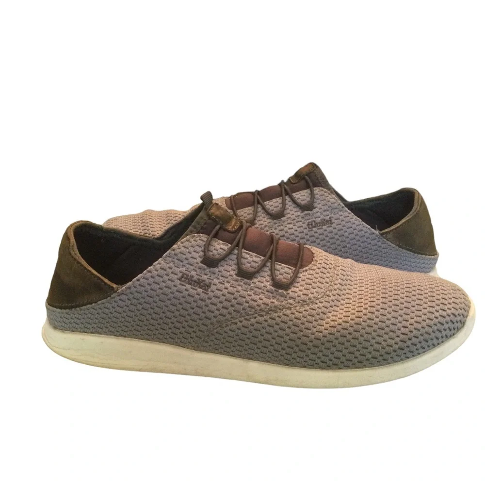 OluKai Alapa Li Men’s Gray Mesh Slip On Sneaker